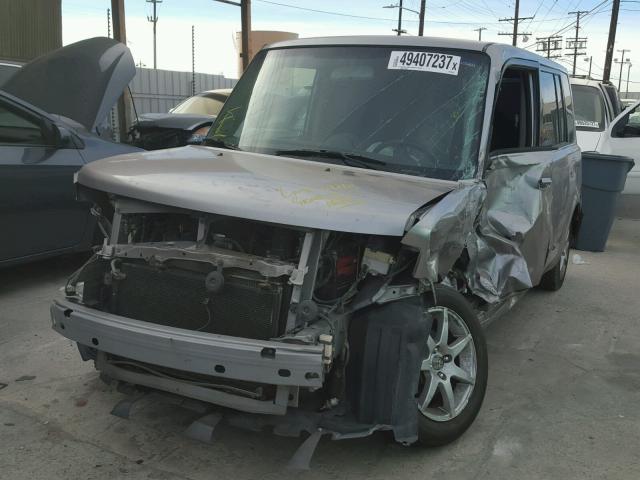 JTLKT324164089391 - 2006 TOYOTA SCION XB GRAY photo 2