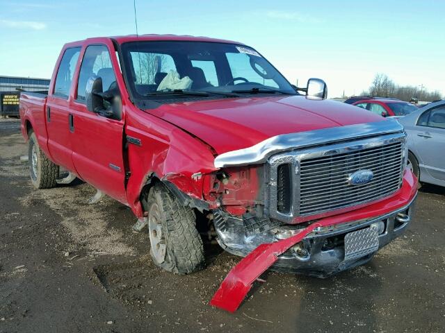 1FTSW21P86EA80318 - 2006 FORD F250 SUPER RED photo 1