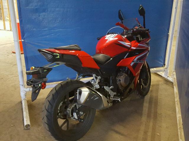 MLHPC4467G5301144 - 2016 HONDA CBR500 R RED photo 4