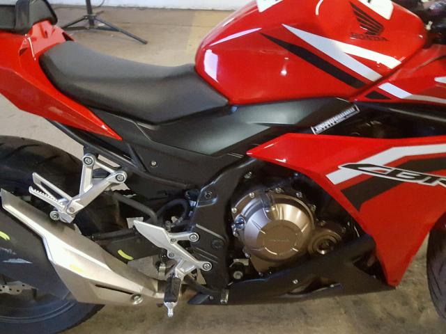 MLHPC4467G5301144 - 2016 HONDA CBR500 R RED photo 7