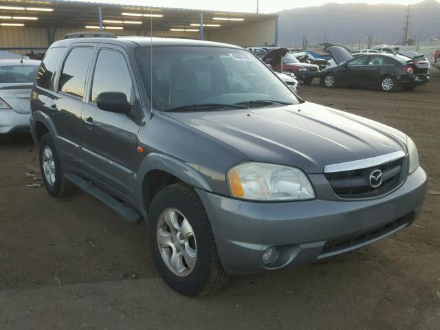 4F2YU08182KM46036 - 2002 MAZDA TRIBUTE LX GRAY photo 1