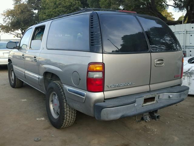 1GKFK16T01J313996 - 2001 GMC YUKON XL K BEIGE photo 3