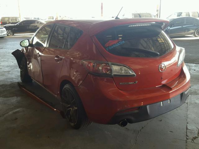 JM1BL1L40D1798391 - 2013 MAZDA SPEED 3 RED photo 3