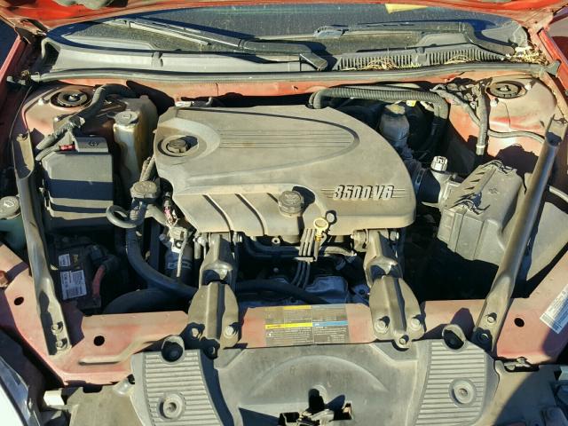 2G1WT58N589102242 - 2008 CHEVROLET IMPALA LT RED photo 7