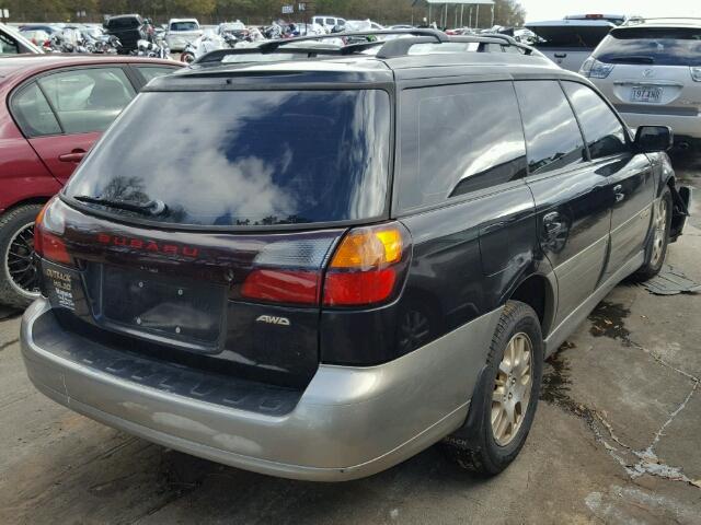 4S3BH806017637838 - 2001 SUBARU LEGACY OUT BLACK photo 4