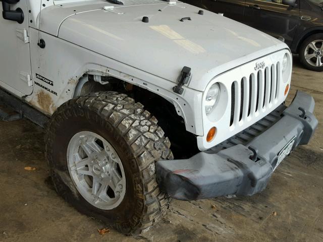 1J4AA2D15BL609029 - 2011 JEEP WRANGLER S WHITE photo 9