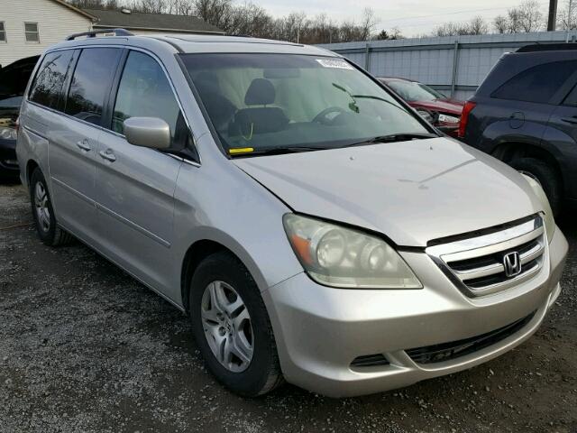 5FNRL38675B412661 - 2005 HONDA ODYSSEY EX SILVER photo 1