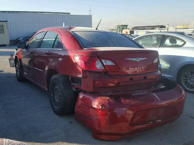 1C3LC46KX7N553227 - 2007 CHRYSLER SEBRING RED photo 3