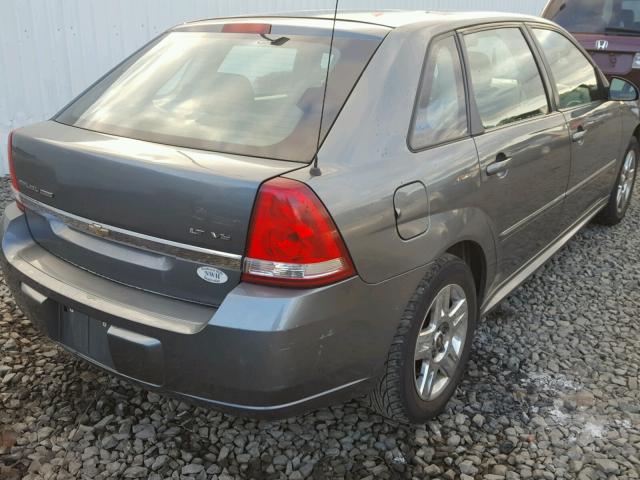 1G1ZT61876F221731 - 2006 CHEVROLET MALIBU MAX ნაცრისფერი ფოტო 4