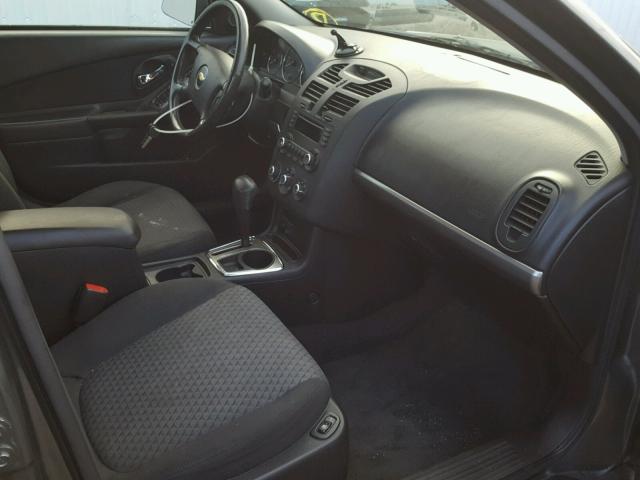1G1ZT61876F221731 - 2006 CHEVROLET MALIBU MAX ნაცრისფერი ფოტო 5