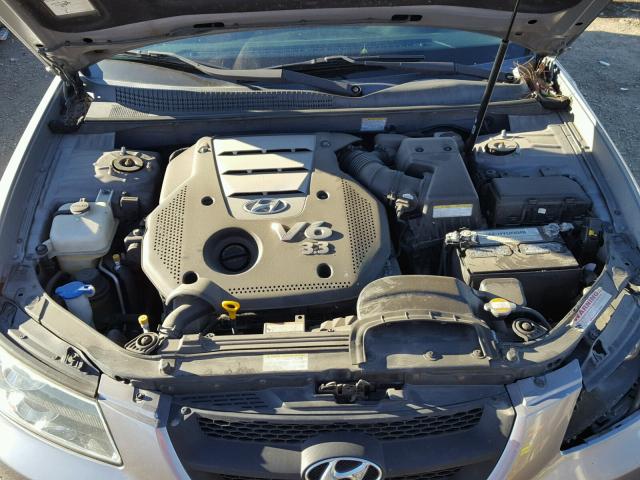 5NPEU46F26H019402 - 2006 HYUNDAI SONATA GLS GRAY photo 7