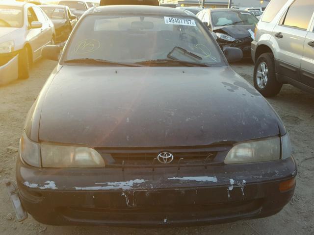 1NXBB02E3TZ408125 - 1996 TOYOTA COROLLA DX BLACK photo 9