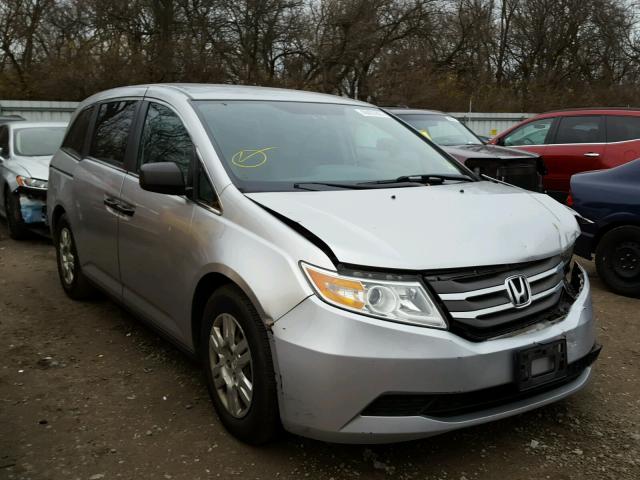 5FNRL5H23BB090993 - 2011 HONDA ODYSSEY LX SILVER photo 1