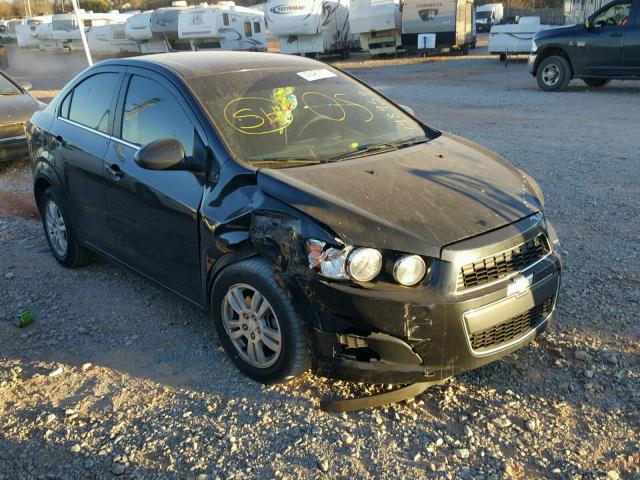 1G1JC5SH2D4148959 - 2013 CHEVROLET SONIC LT BLACK photo 1