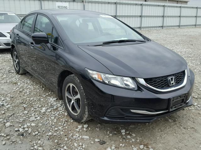 19XFB2F79FE068348 - 2015 HONDA CIVIC SE BLACK photo 1