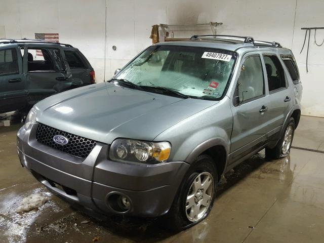 1FMYU93146KC95595 - 2006 FORD ESCAPE XLT GREEN photo 2