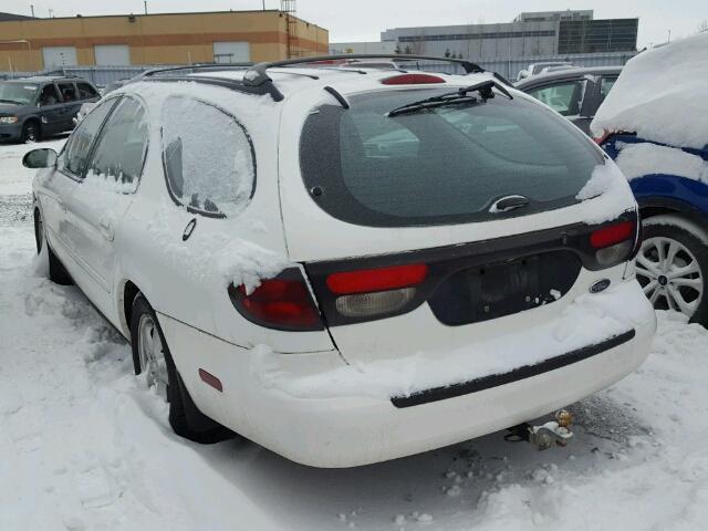 1FAFP58UX3A225069 - 2003 FORD TAURUS SE WHITE photo 3