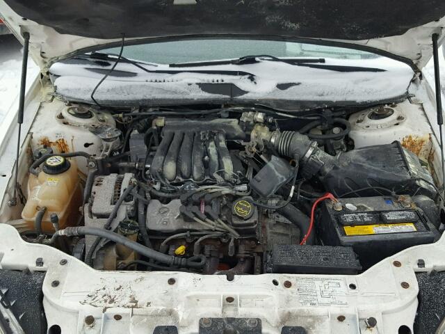 1FAFP58UX3A225069 - 2003 FORD TAURUS SE WHITE photo 7