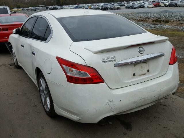 1N4AA5AP2AC862152 - 2010 NISSAN MAXIMA S WHITE photo 3