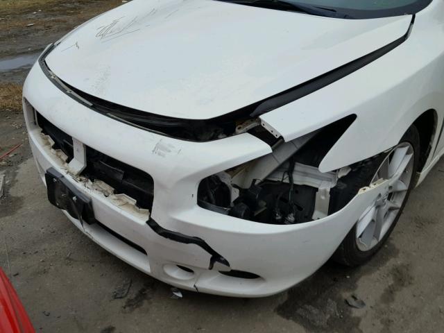 1N4AA5AP2AC862152 - 2010 NISSAN MAXIMA S WHITE photo 9