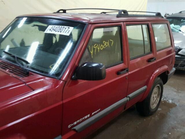 1J4FT68S0XL642280 - 1999 JEEP CHEROKEE S RED photo 9