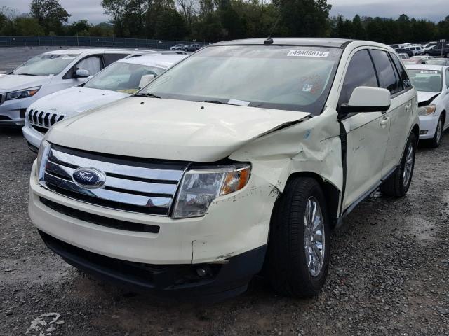 2FMDK39C27BB23507 - 2007 FORD EDGE SEL P WHITE photo 2