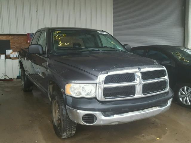 1D7HU18D04J263177 - 2004 DODGE RAM 1500 S GRAY photo 1