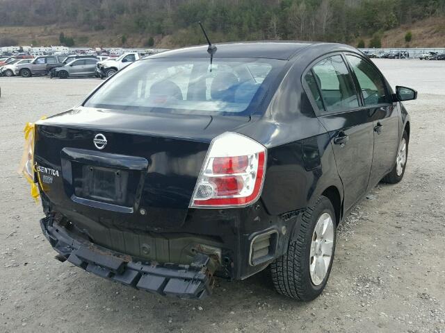 3N1AB61EX8L754598 - 2008 NISSAN SENTRA 2.0 BLACK photo 4