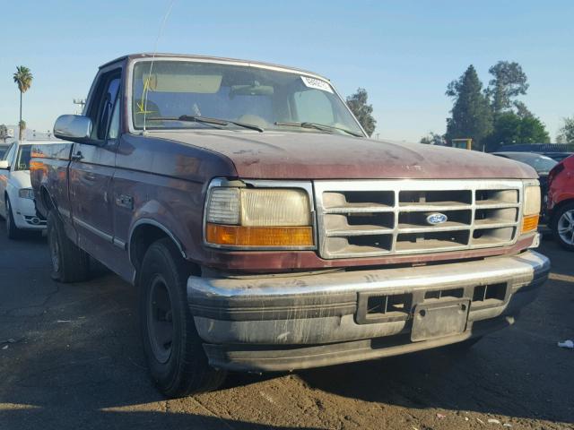 1FTEF15Y5TLC21105 - 1996 FORD F150 MAROON photo 1