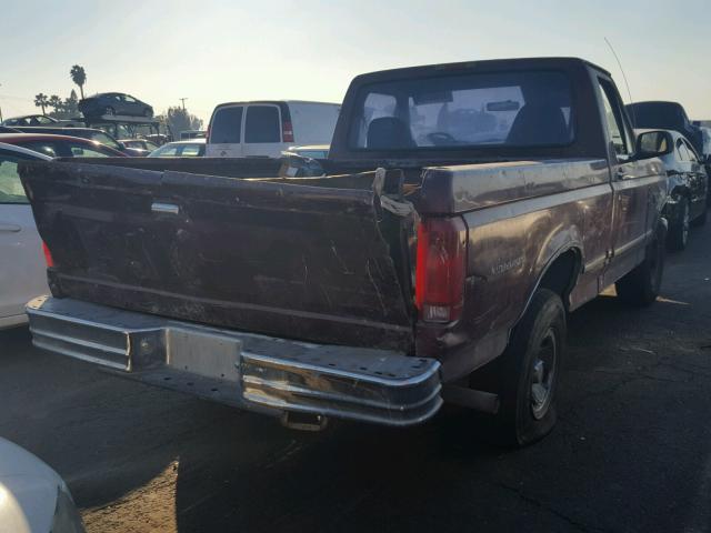 1FTEF15Y5TLC21105 - 1996 FORD F150 MAROON photo 4