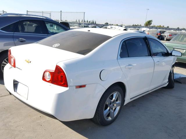 1G1ZC5EB0AF277700 - 2010 CHEVROLET MALIBU 1LT WHITE photo 4