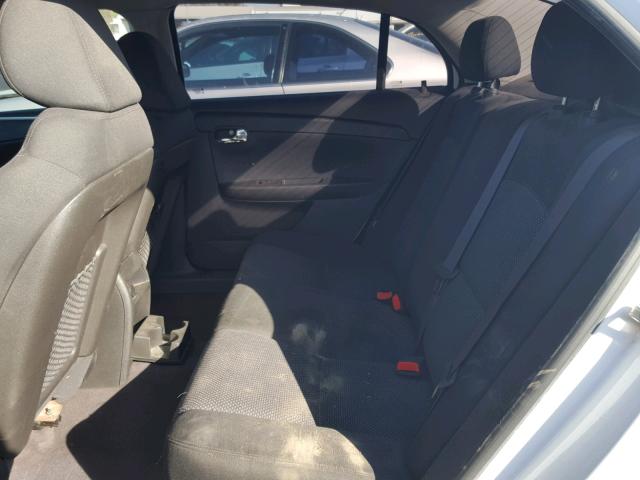 1G1ZC5EB0AF277700 - 2010 CHEVROLET MALIBU 1LT WHITE photo 6