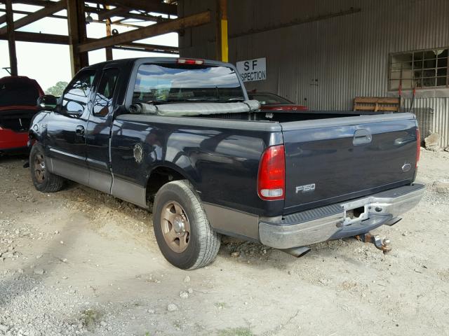 1FTZX17221NA44277 - 2001 FORD F150 BLACK photo 3