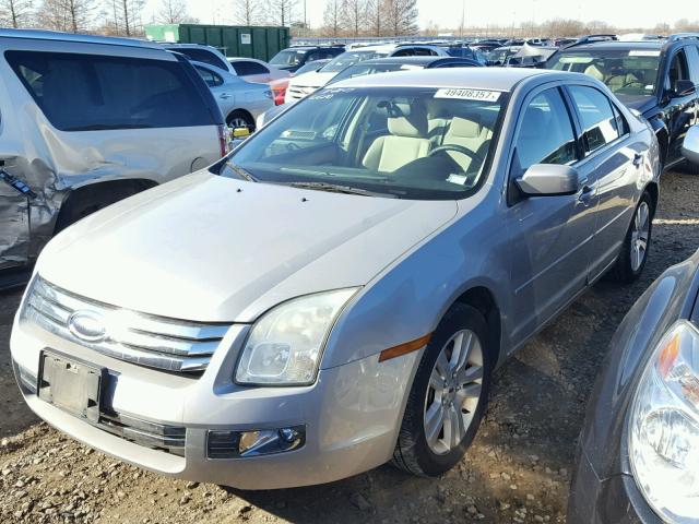 3FAHP08148R229178 - 2008 FORD FUSION SEL SILVER photo 2