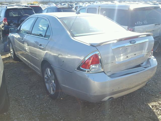 3FAHP08148R229178 - 2008 FORD FUSION SEL SILVER photo 3