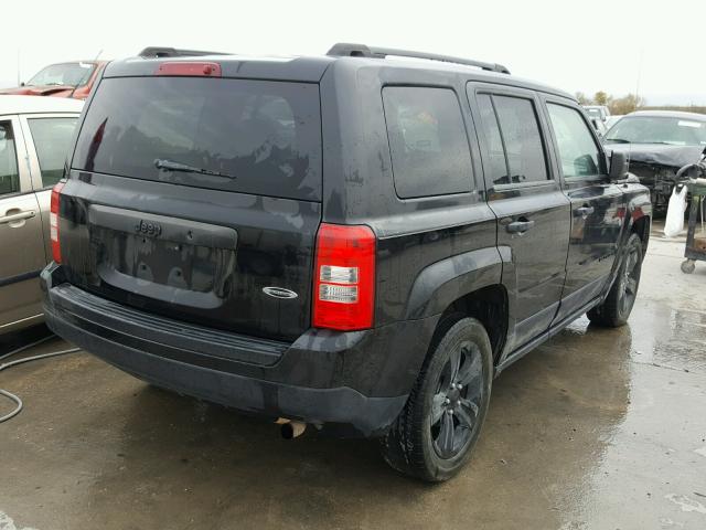 1C4NJPBA5ED674324 - 2014 JEEP PATRIOT SP BLACK photo 4