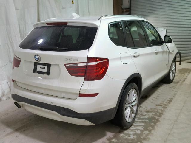 5UXWX9C52H0D98309 - 2017 BMW X3 XDRIVE2 Белый фото 4
