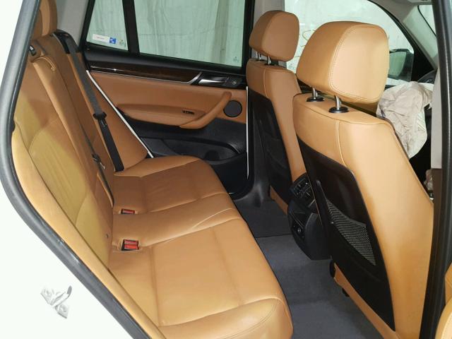 5UXWX9C52H0D98309 - 2017 BMW X3 XDRIVE2 Белый фото 6