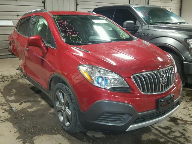 KL4CJASB5DB130956 - 2013 BUICK ENCORE RED photo 1