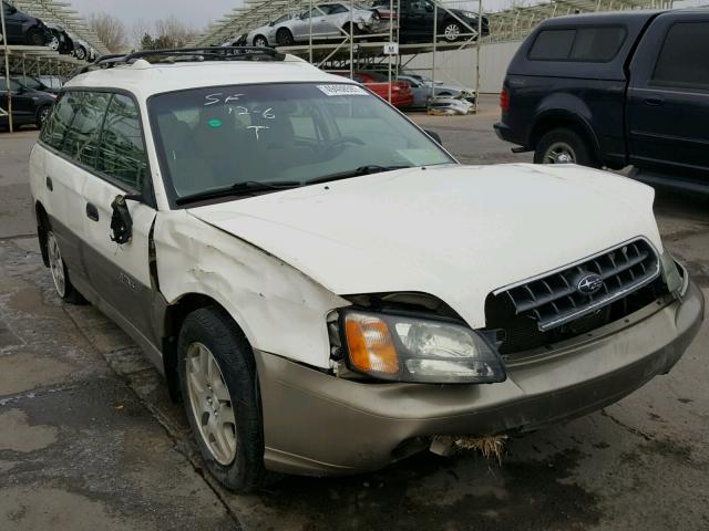 4S3BH675347638682 - 2004 SUBARU LEGACY OUT WHITE photo 1