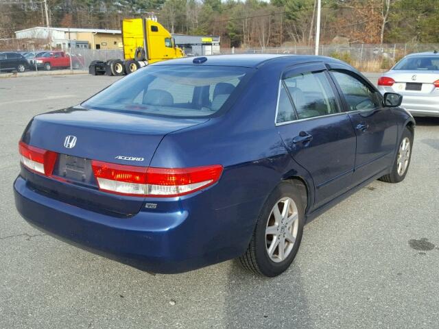 1HGCM668X4A039374 - 2004 HONDA ACCORD EX BLUE photo 4