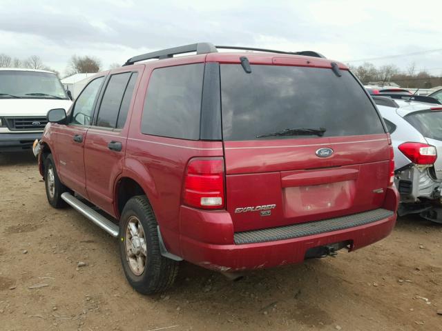 1FMZU73KX5UB52820 - 2005 FORD EXPLORER X RED photo 3