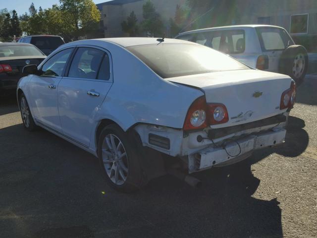 1G1ZK57B69F205315 - 2009 CHEVROLET MALIBU LTZ WHITE photo 3