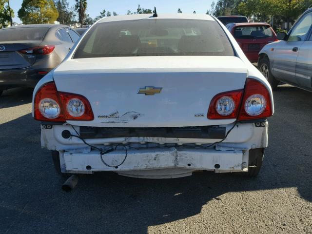 1G1ZK57B69F205315 - 2009 CHEVROLET MALIBU LTZ WHITE photo 9