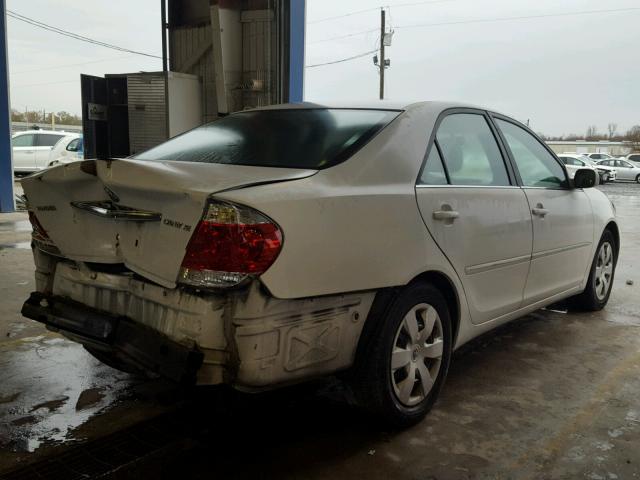 4T1BE32K86U704325 - 2006 TOYOTA CAMRY LE WHITE photo 4