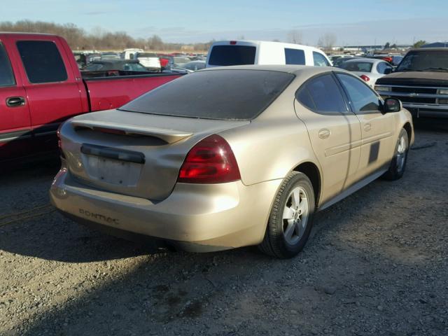 2G2WP522151163015 - 2005 PONTIAC GRAND PRIX GOLD photo 4