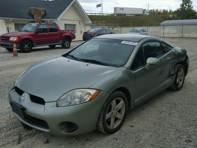 4A3AK24F18E041371 - 2008 MITSUBISHI ECLIPSE GS GREEN photo 2