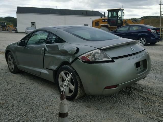 4A3AK24F18E041371 - 2008 MITSUBISHI ECLIPSE GS GREEN photo 3