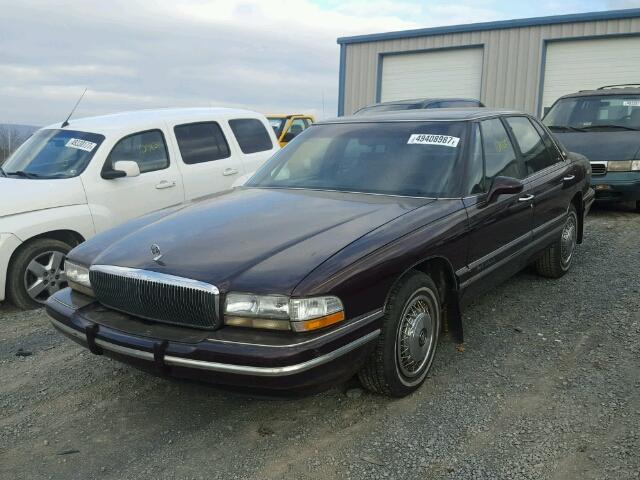 1G4CW52K2SH649788 - 1995 BUICK PARK AVENU MAROON photo 2