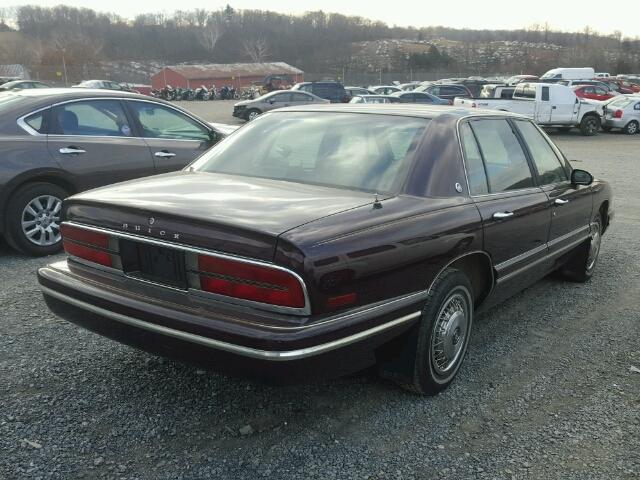 1G4CW52K2SH649788 - 1995 BUICK PARK AVENU MAROON photo 4